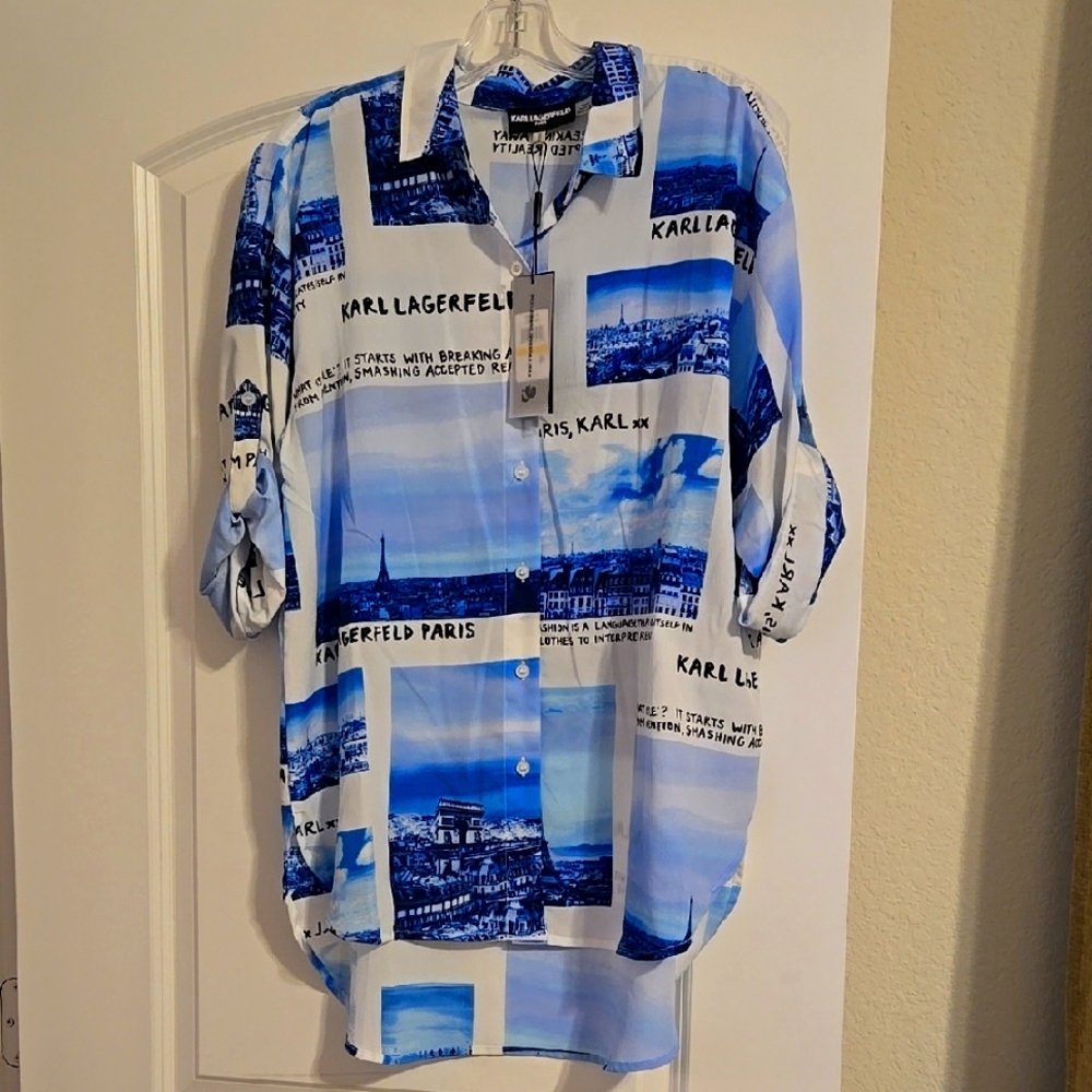 Karl Lagerfeld Paris Women's blouse. Size M.
